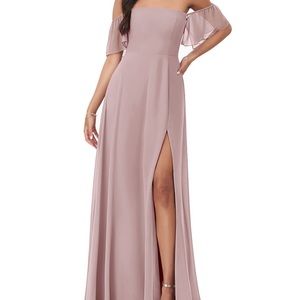 Azazie Vintage Mauve Dress